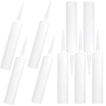Supvox 9Pcs Reusable Caulk Sealant Tubes White Empty Fillable for Latex Epoxy and Grouting