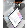 thumbnail image 3 of Magic Keyboard Case for iPad Pro 13" M5 2025/M4 2024, 7‑Color Backlit, Battery Display & Multi‑Touch Trackpad,White, 3 of 8