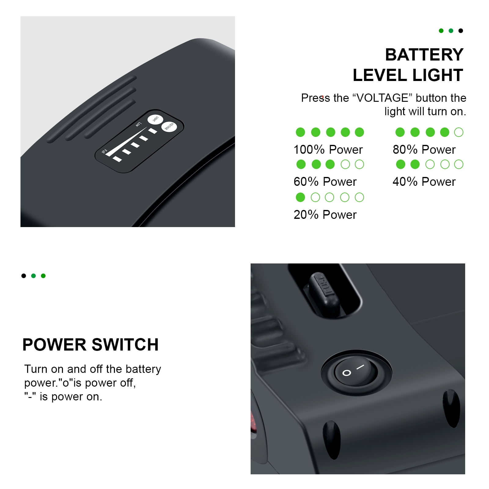 YOSE POWER Ebike Battery 48V 13Ah Battery for PEDEGO Electric Bicycle Pgoebikes Lithium Batteries Replacement Electric Bike Ebike Replacement Battery