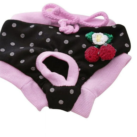Summark Female Pets Dog Cat Puppy Sanitary Pants Short Diaper Underwear Underpants S M L
