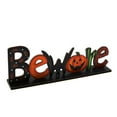 thumbnail image 2 of 1 Pieces Halloween Wooden Centerpiece Signs Halloween Table Decorations Halloween Table Toppers Halloween Decorations for Home Classroom Kitchen,9.8 x 2.4 x 1.6 Inches, 2 of 6