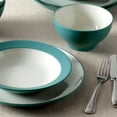 thumbnail image 7 of Noritake Colorwave Turquoise 12-Piece Coupe Dinnerware Set, Service for 4, 7 of 7