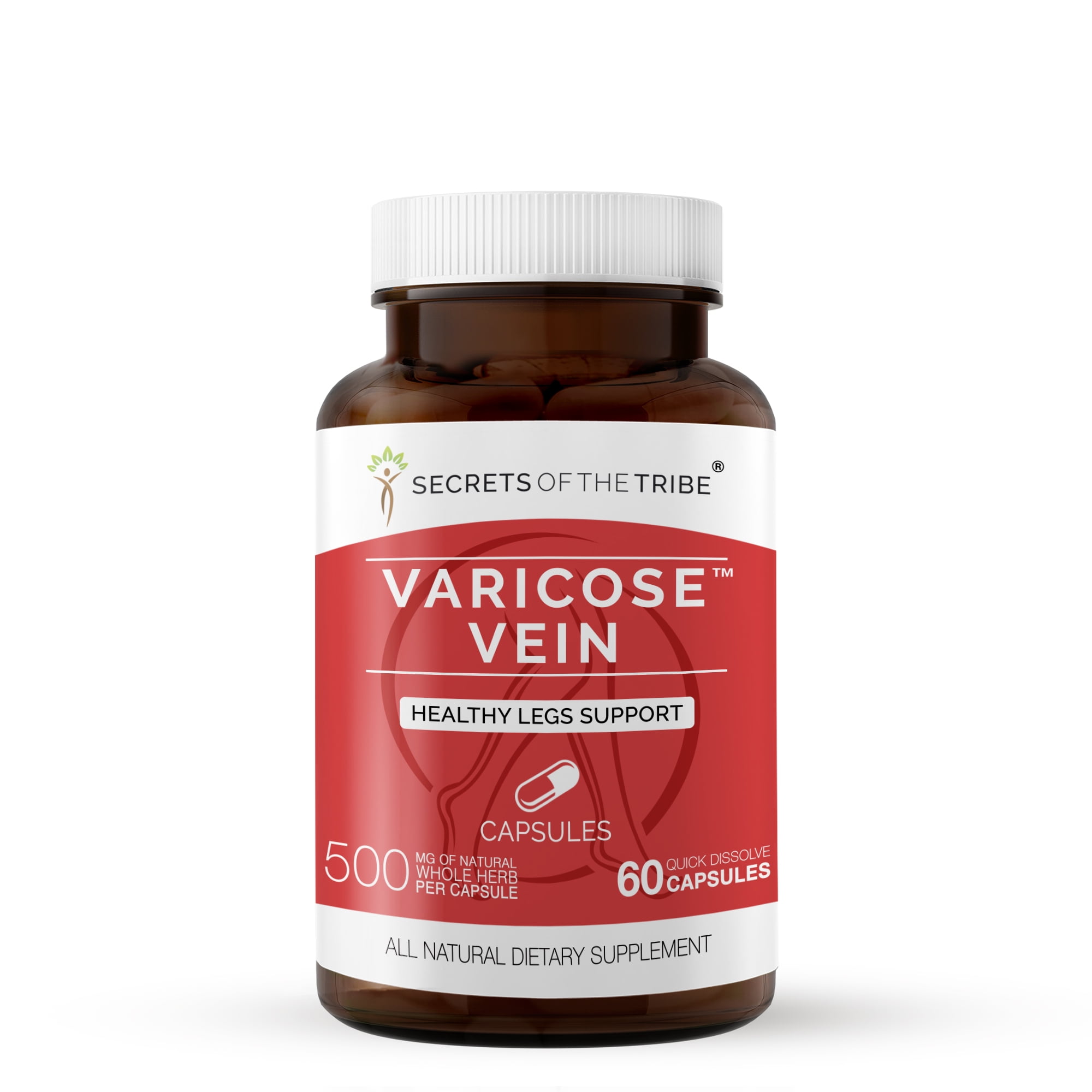 Himalaya Medicine For Varicose Veins Varicose Vein 60 Capsules, 500 mg, Butcher's Broom, Horse Chestnut