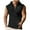 Black, variant on Men's Tank Tops Summer Fashion Thin Casual Hooded Solid Color Round Neck Loose Fit Shirt Sleeveless Tank Tops Workout Gym Shirts