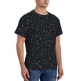 thumbnail image 2 of Bixox Men's Constellation Printed Short Sleeve Skinny Athletic T-Shirt, 2 of 6