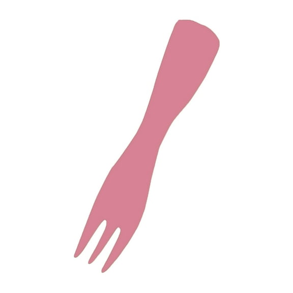 Set of 20 Light Pink Small Plastic Disposable Dessert Tableware Cutlery Forks