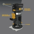 thumbnail image 2 of Caterpillar Cat®DX82B 18V Brushless 1/4" Cordless Trim Router – Tool Only, 2 of 11