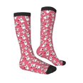 thumbnail image 3 of Picia Women Crew Soft Moisture-wicking Socks French Bulldog Pattern Design Cotton Socks, One Size fit All, 3 of 9