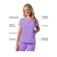 thumbnail image 2 of Adar Addition Scrubs For Women - Notched V-Neck Scrub Top, 2 of 7