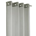 thumbnail image 7 of Habitat Luna Light Filtering Grommet Curtain Panel 52 x 108 in Grey, 7 of 7