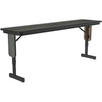 Adjustable Height 3/4" High Pressure Folding Seminar Table New England Driftwood