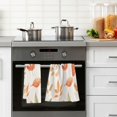 thumbnail image 4 of Yayeee 100% Cotton Hand Towels for Bathroom 16" x 28" Soft Absorbent Kitchen Towel, Beige Autumn Leaves, 4 of 7