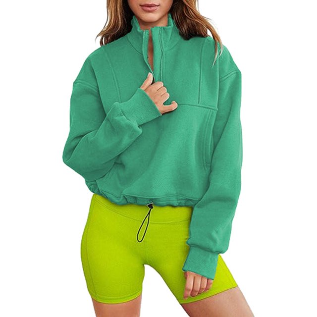 Gibobby Casual Sudadera para Mujer Sudadera de Forro Polar para Mujer(GN1,CH)