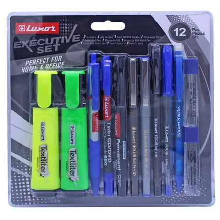 Luxor 20 Piece - Luxor 2324218 12 Piece Executive Writing Set - Case of 36