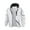 White, variant on Wutalume Men's Solid Color Zipper Sweatshirt, Sports Large Size Casual Sweatshirt Jacket for Men, Designed for Comfort and Mobility, Great for Everyday and Athletic Wear,Black L
