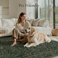 thumbnail image 5 of KUETH 3'x5' Area Rugs for Living Room, Non Slip Machine Washable Vintage Indoor Rug, Low Pile Chenille Print Rug for Bedroom Dining Room Home Office, 5 of 9
