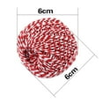 thumbnail image 4 of Xingzhi Thread Cotton Sewing Rope Color Sewing Cord DIY Handicraft Woven String Knitting Supplies, Yellow and White red + white, 4 of 6