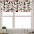 thumbnail image 3 of Ambesonne Horses Valance & Curtain, Abstract Floral Stallion, 55"x30", Multicolor, 3 of 6