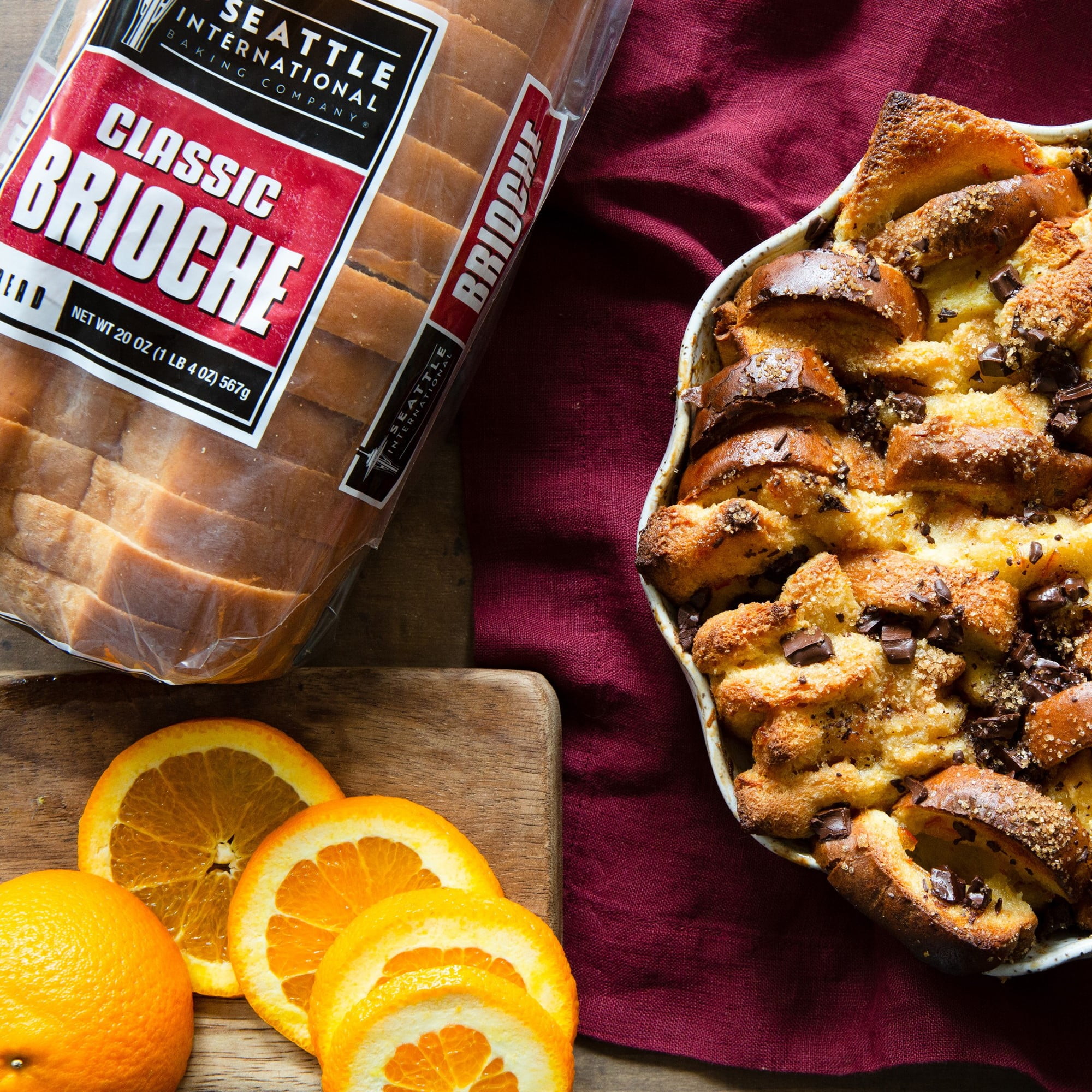 Seattle International Brioche Bread Loaf, 18 oz