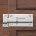thumbnail image 2 of Cerradura de seguridad de privacidad, pestillo de puerta de acero inoxidable para baño, instalación en doble dirección, fácil instalación y mantenimiento para múltiples usos, incluidas puertas, 2 of 5