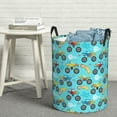 thumbnail image 5 of Cartoon Monster Truck Laundry Basket, Laundry Hamper Waterproof Laundry Bag Clothes Hamper Laundry Bin with Handles for Bedroom, Living Room, Kids Room-#, 5 of 5