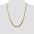 thumbnail image 2 of 14k Yellow Gold 24 Inch 5mm Silky Herringbone Chain Necklace Pendant Charm, 2 of 9