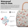 thumbnail image 3 of Reusable Alpaca Lnsulated Lunch Bag for Women & Men-Leakproof Water-Resistant Cooler Tote,Large Capacity(10.6x8.7x6.3in)for Work,Office,Travel,Picnic,Beach., 3 of 7
