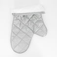 thumbnail image 4 of RITZ Chef's Line 13" Non-Stick Silicone Oven/Freezer Mitt; Forearm-length, Silver, 4 of 5