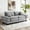 Light grey, variant on 84" Comfy Corduroy Sofa 2-Seater Deep Seating Loveseat with Pillows for Small Spaces
