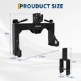 thumbnail image 2 of 3 Point Quick Hitch for Category 1 Tractors, 3000 lbs Capacity with 2 inch Receiver, 5 Level Adjustable Bolt Adapter, Heavy Duty Tractor Attachment Tool Set, Red, 2 of 8