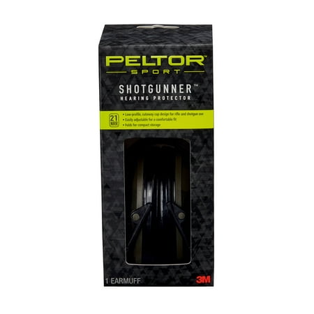 Peltor Shotgunner Folding Earmuff, Green, 1 pair/pack