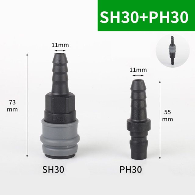 SP+PP SH+PH SF+PF SM+PM C-Type Pneumatic Fittings Self Locking PU Tube Connector