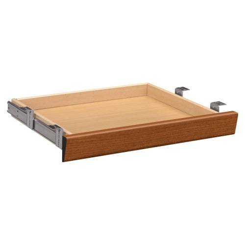 HON 10500 Series Angled Center Drawer 22" Width x 15.4" Depth x 2.5" Height - Wood - Bourbon Cherry