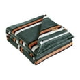 thumbnail image 3 of Wrangler Western Saddle Stripe Green Ultra Soft Plush Fleece Full/Queen Blanket, 3 of 6