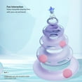thumbnail image 4 of Interactive Cat Toy Turntable Roller Ball Play Puzzle Kitten Toy With Colorful Balls For Indoor, 4 of 8
