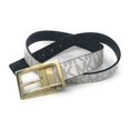 thumbnail image 3 of Michael Kors Women's Rectangle Buckle Reversible MK Logo Belt 551814C, Vanilla To Black (M), 3 of 6