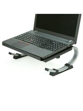 Mind Reader Monitor <mark>Stand</mark> Riser, Adjustable Anti-Slip, Ventilated Rectangle Metal for Computer, <mark>Laptop</mark>, Monitor, Black