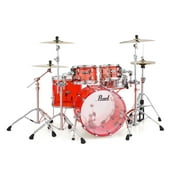 Pearl 4-Piece Crystal Beat Acrylic Shell Pack in Ruby Red Finish