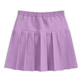 thumbnail image 4 of GUACER Pleated Mini Skort for Women High Waisted Athletic Skirt with Built-in Shorts, Preppy A-Line Casual Tennis Skirt, 4 of 5