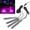Pink, variant on LINLIN 4 in 1 Car Auto Interior Atmosphere Lights Lamp Strip Floor Decoration Lighting Remote Music Voice 12V 36 LED