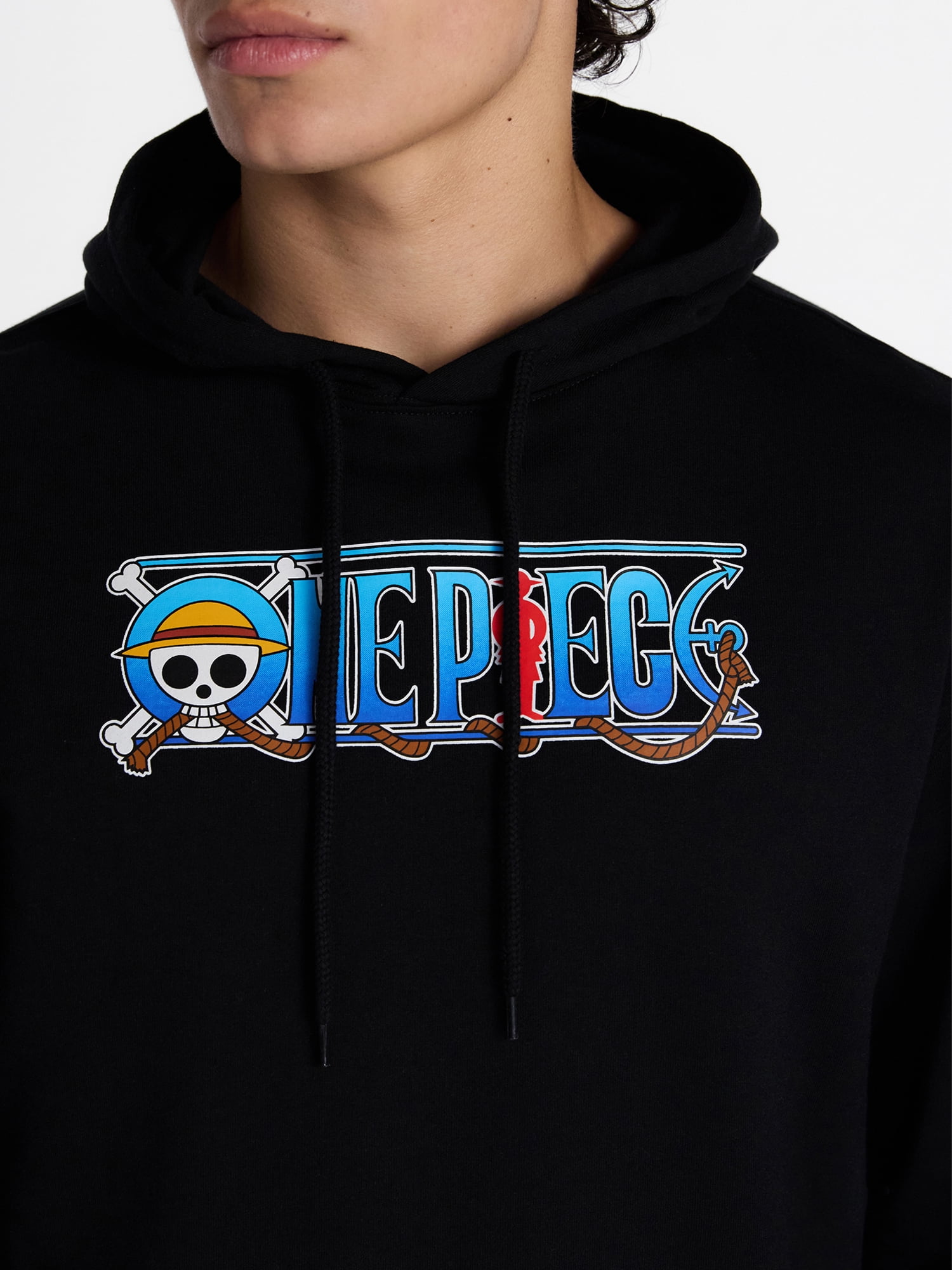 One Piece Men's and Big Men's Graphic French Terry Fleece Hoodie, Sizes XS-5XL