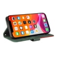 thumbnail image 4 of Étui pour iPhone 13 Pro Max Portefeuille en Cuir Livre à Rabat Folio Support Vue Couverture - Vert, 4 of 5