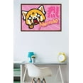 thumbnail image 2 of Aggretsuko - Horns Wall Poster, 22.375" x 34", Framed, 2 of 2