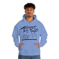 thumbnail image 3 of TSmartArt @ Walmart. Introvert. Adult Teen Heavy Unisex Pullover Hoodie. Regular | Plus, 3 of 5