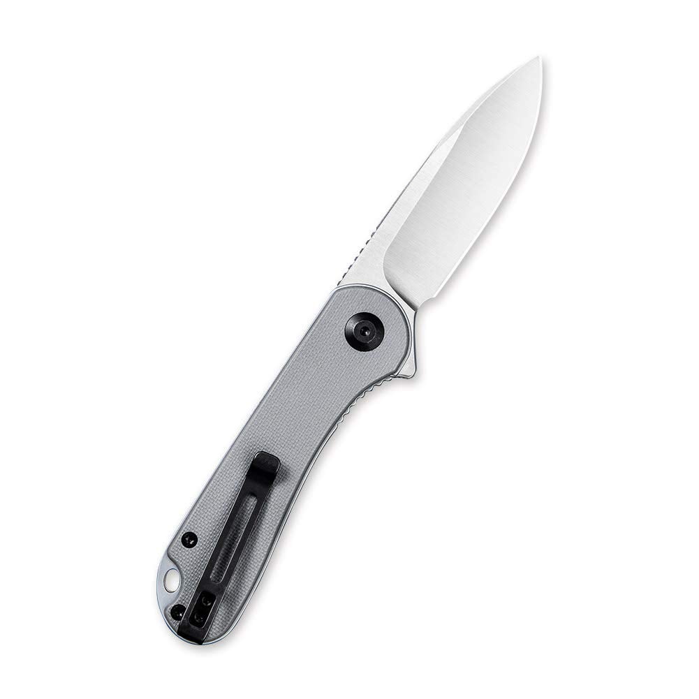 CIVIVI Elementum Pocket Knife 2.96" D2 Stainless Steel Blade Gray G10 Handle C907B