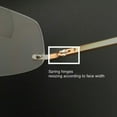 MAINYU Rimless Bifocal Reading Glasses Blue Light Blocking Computer