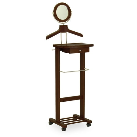 Winsome Vanity Valet Stand, Walnut Finish