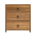 thumbnail image 2 of Butler Specialty Table de Chevet Alouette 3 Tiroirs - Bois Naturel, 2 of 7