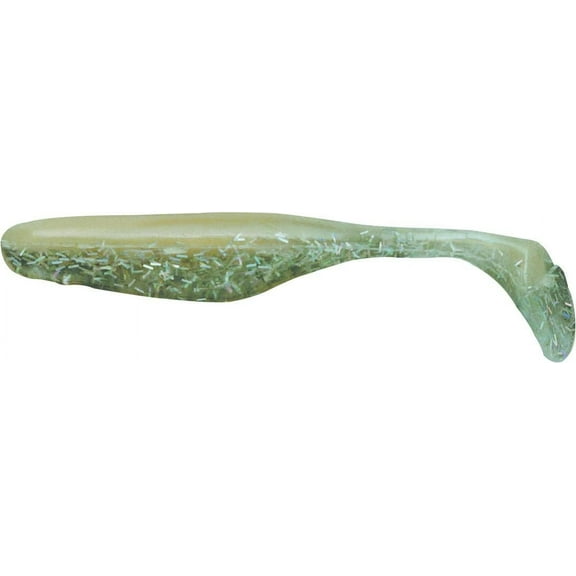 Bass Assassin Sea Shad Swimbait, 4", Bone Diamond, 10/Pack
