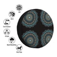 thumbnail image 4 of Salouo Mandala Print Spare Tire Cover 14-17 inch Spare Tire Protector Universal Tough Tire Wheel Cover for Trailer SUV and Truck-17 inch, 4 of 6